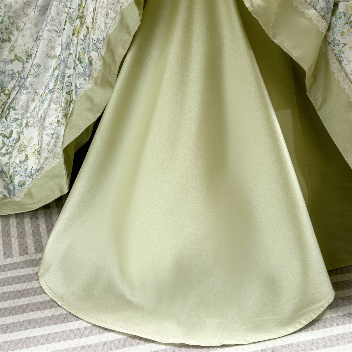 91家纺网 家纺一手货源 找家纺 朵希曼 2026新款60天丝棉数码印花四件套（控价券后不低于349元） 觅影花间