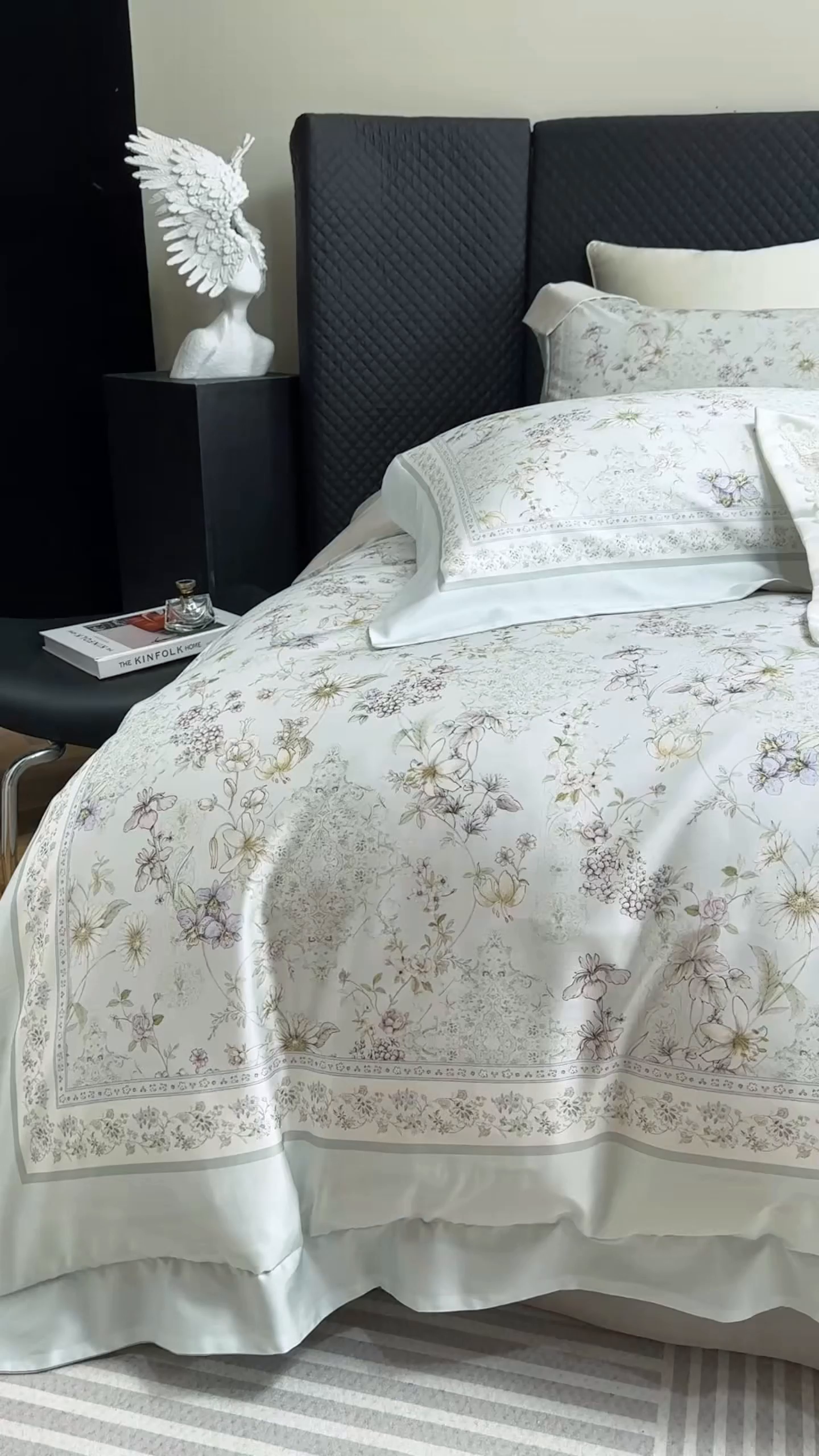 91家纺网 家纺一手货源 找家纺 朵希曼 2026新款60天丝棉数码印花四件套（控价券后不低于349元） 伊莎