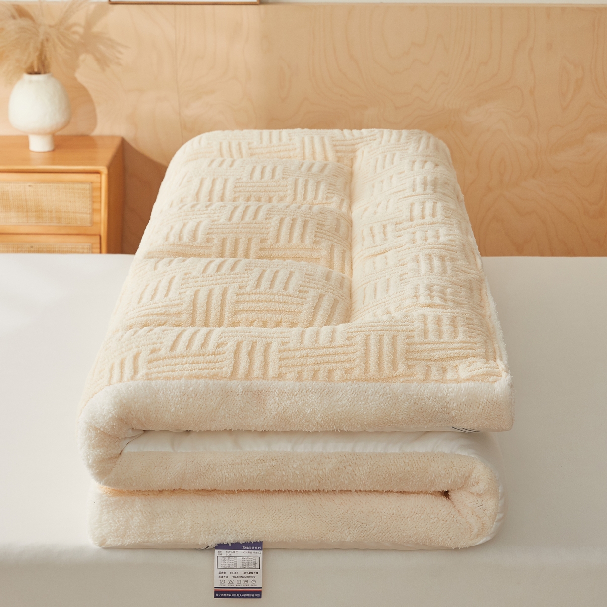 91家纺网 家纺一手货源 找家纺 （总）蓝冰家纺 2026新款塔关绒立体床垫