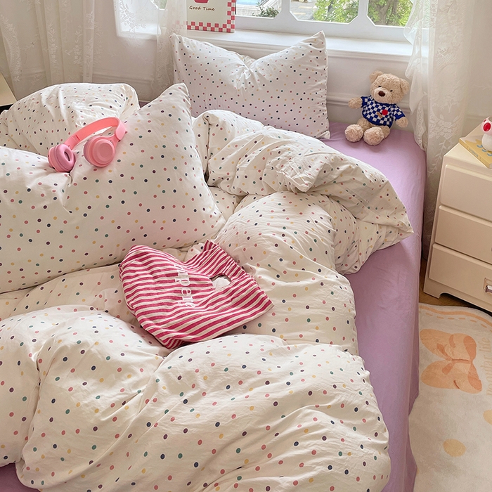 91家纺网 家纺一手货源 找家纺 （总）优佳优品 2026新款A类水洗ins风亲肤印花四件套