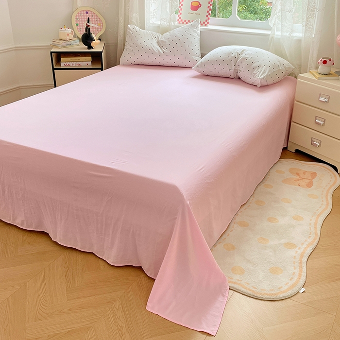 91家纺网 家纺一手货源 找家纺 优尚佳生活馆 2026新款A类水洗ins风亲肤印花四件套 点点温馨