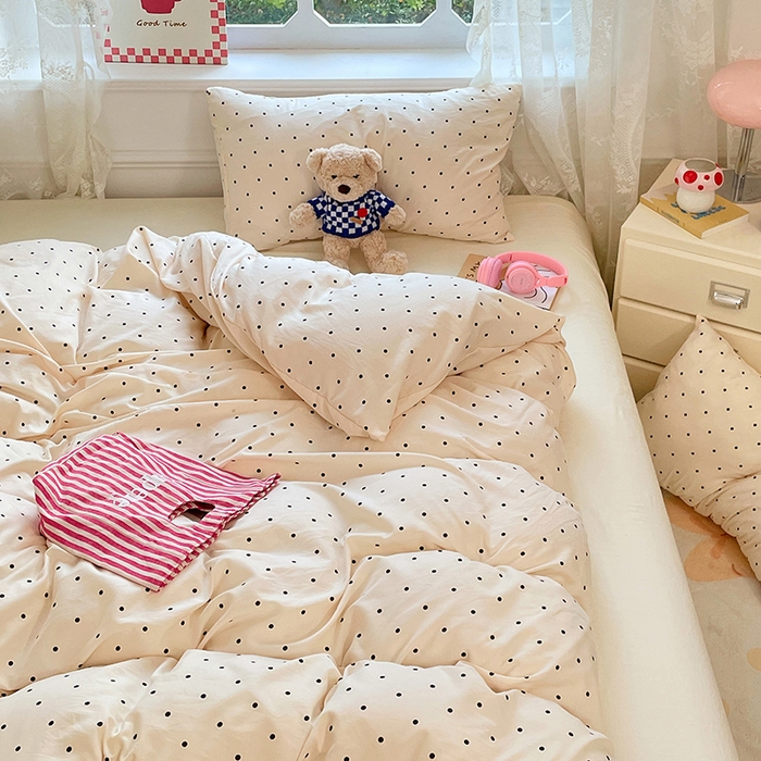 91家纺网 家纺一手货源 找家纺 优佳优品 2026新款A类水洗ins风亲肤印花四件套 晨曦暖阳