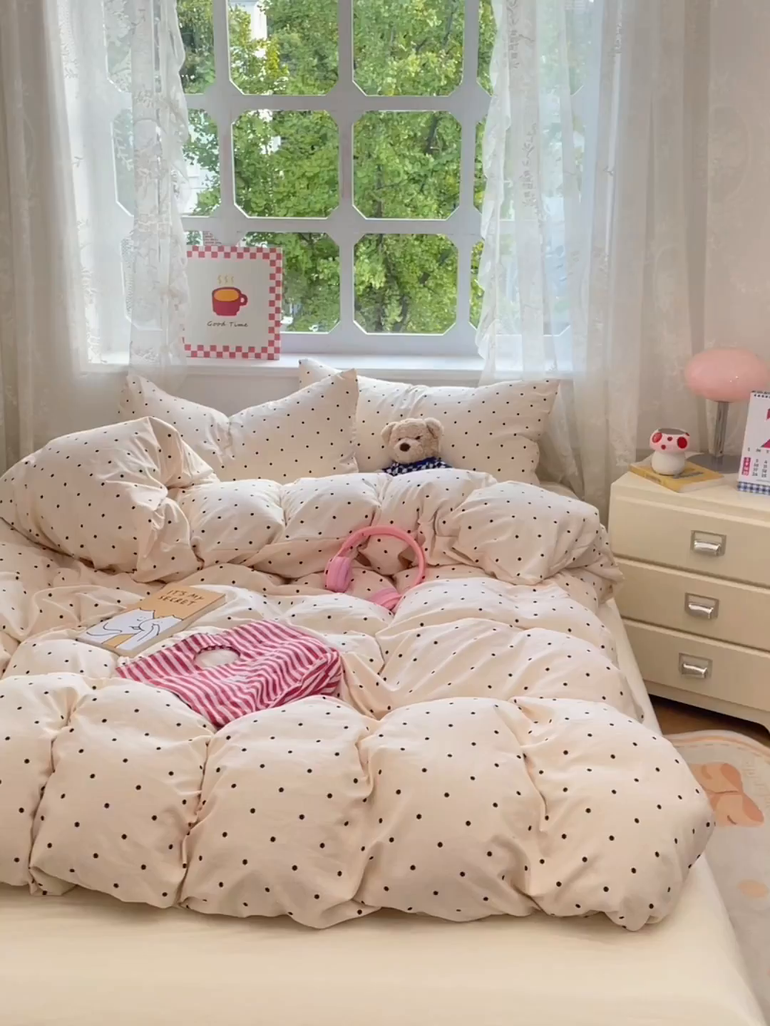 91家纺网 家纺一手货源 找家纺 优佳优品 2026新款A类水洗ins风亲肤印花四件套 晨曦暖阳