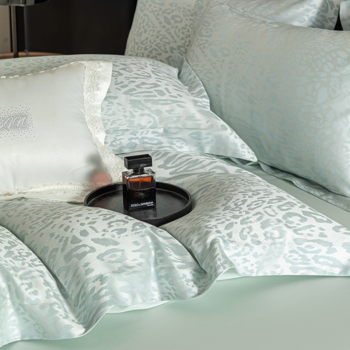 91家纺网 家纺一手货源 找家纺 （总）魅都 2026春夏新款天丝棉色织提花四件套