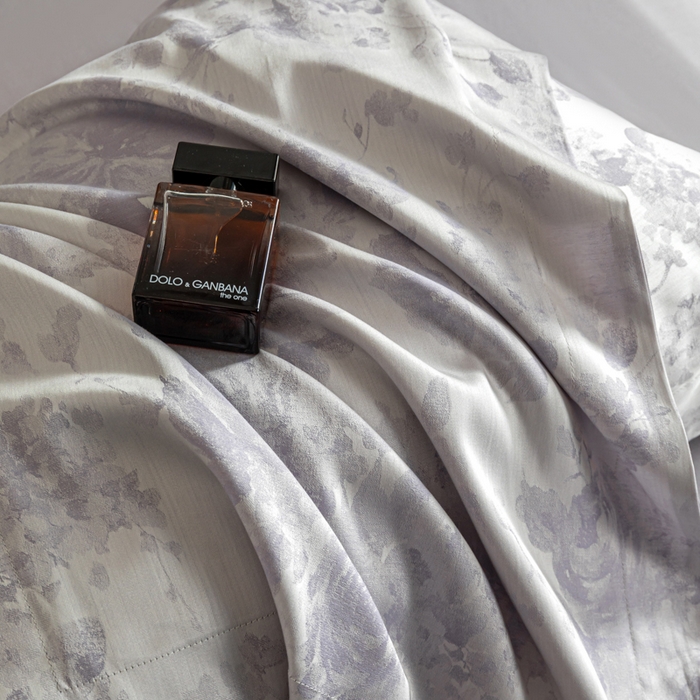 91家纺网 家纺一手货源 找家纺 魅都 2026春夏新款天丝棉色织提花四件套 繁花雨露