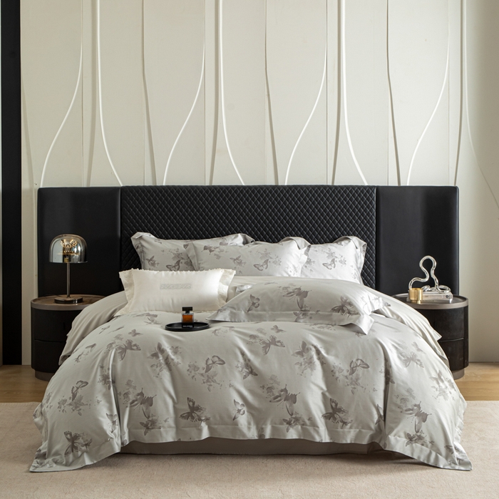 魅都 2026春夏新款天丝棉色织提花四件套 星辰梦蝶