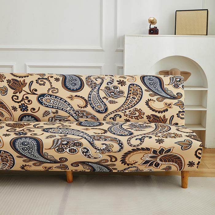 91家纺网 家纺一手货源 找家纺 逐日沙发套 2026新款牛奶丝印花-沙发床套 腰果花