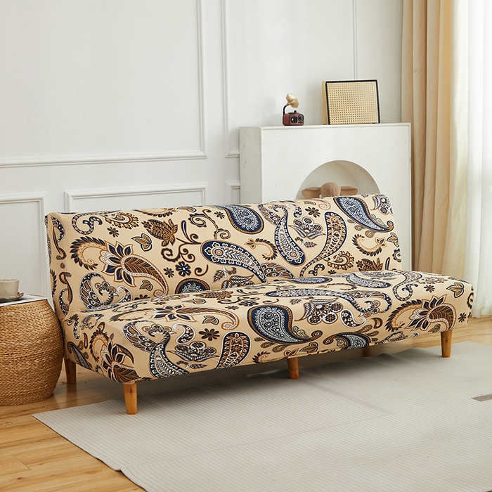 91家纺网 家纺一手货源 找家纺 逐日沙发套 2026新款牛奶丝印花-沙发床套 腰果花