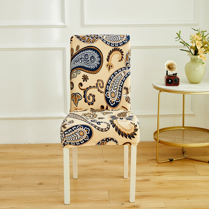 91家纺网 家纺一手货源 找家纺 逐日沙发套 2026新款牛奶丝印花-椅套 腰果花