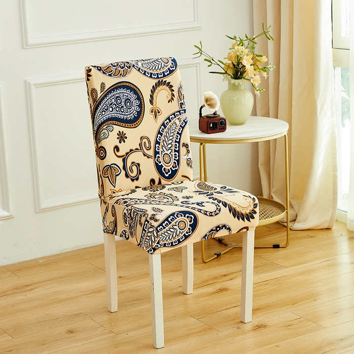 91家纺网 家纺一手货源 找家纺 逐日沙发套 2026新款牛奶丝印花-椅套 腰果花