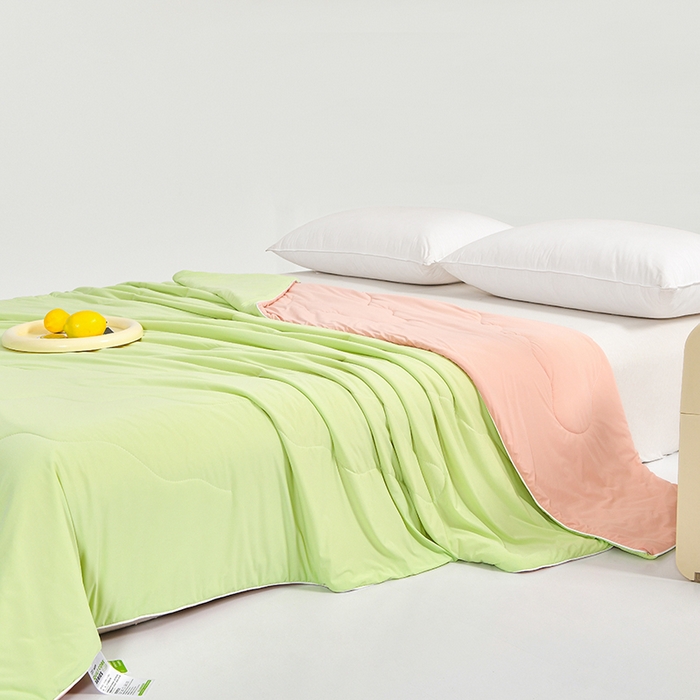 91家纺网 家纺一手货源 找家纺 （总）亚龙工厂店 2024新款冰淇淋云母凉感瓜瓜抗菌夏被