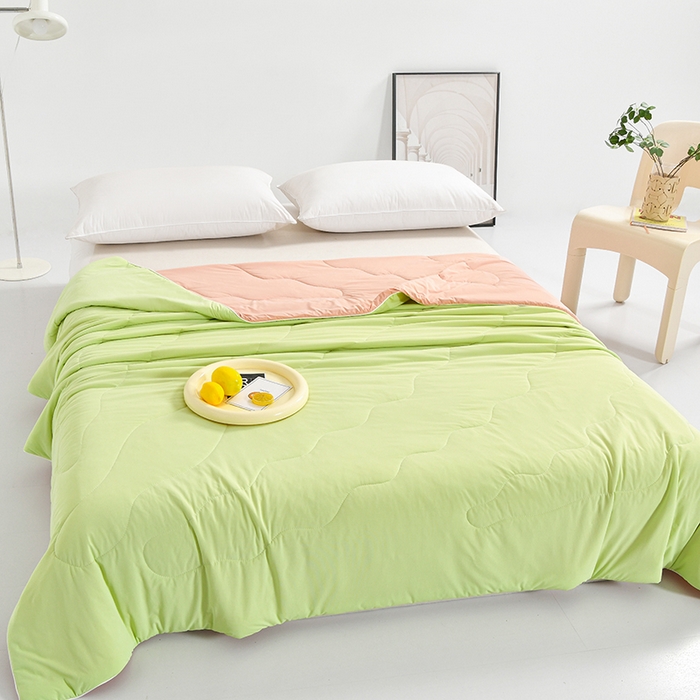 91家纺网 家纺一手货源 找家纺 （总）亚龙工厂店 2024新款冰淇淋云母凉感瓜瓜抗菌夏被