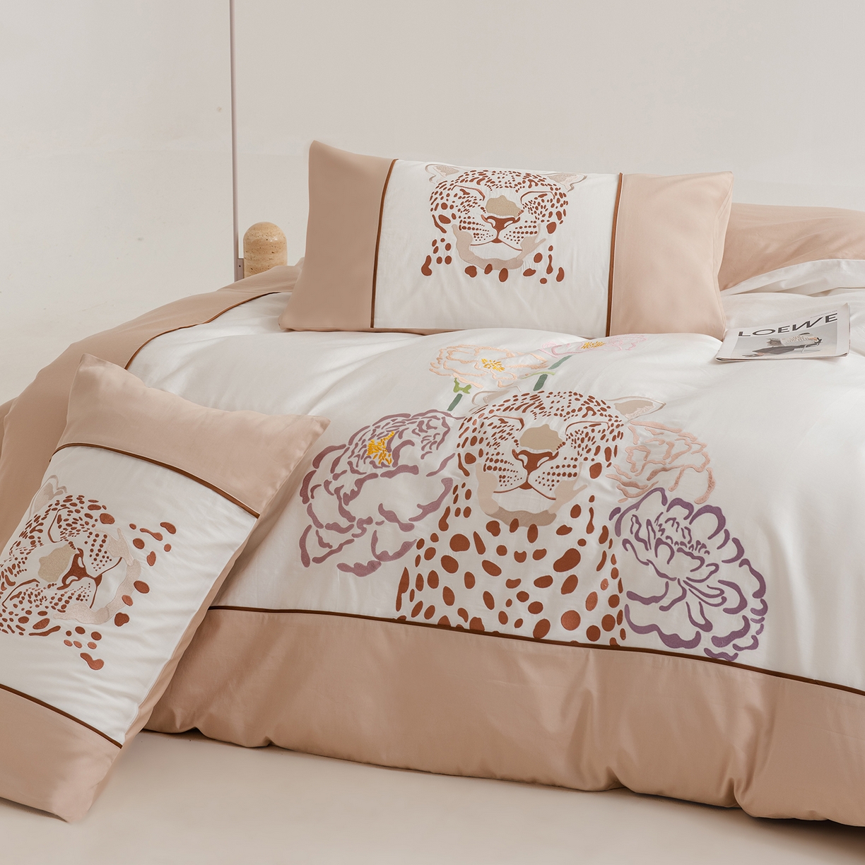 91家纺网 家纺一手货源 找家纺 （总）波比可可 2026新款50s长绒棉纯棉全棉居家轻奢刺绣四件套