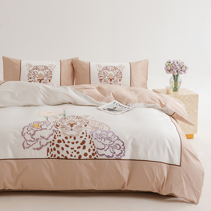 91家纺网 家纺一手货源 找家纺 （总）波比可可 2026新款50s长绒棉纯棉全棉居家轻奢四件套