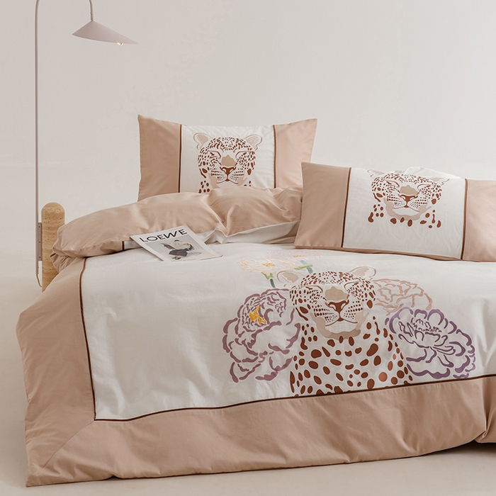 91家纺网 家纺一手货源 找家纺 （总）波比可可 2026新款50s长绒棉纯棉全棉居家轻奢四件套