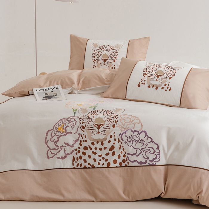 91家纺网 家纺一手货源 找家纺 （总）波比可可 2026新款50s长绒棉纯棉全棉居家轻奢四件套