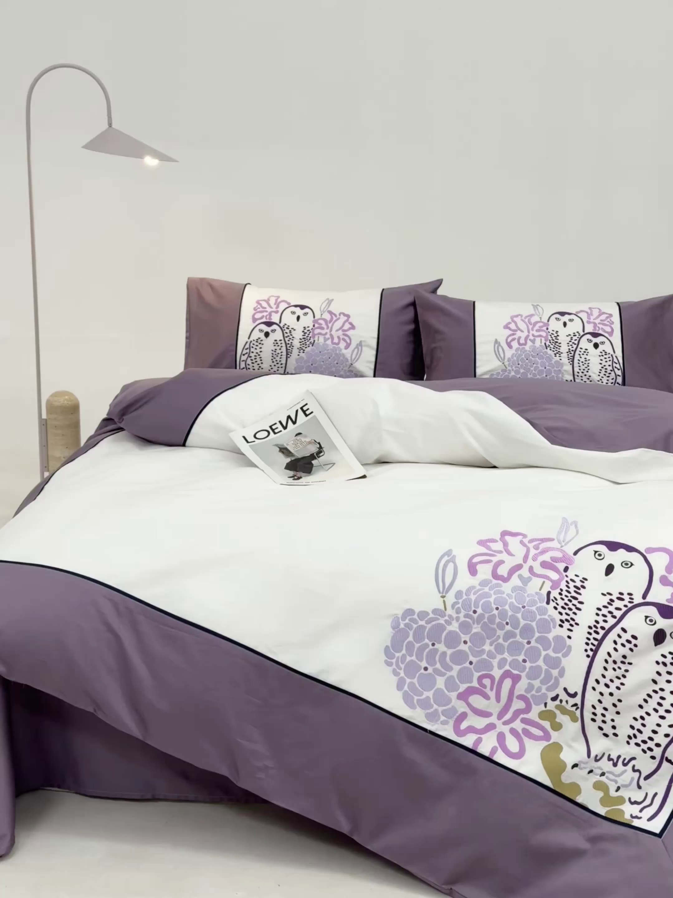 91家纺网 家纺一手货源 找家纺 波比可可 2026新款50s长绒棉纯棉全棉居家轻奢四件套 雅奢