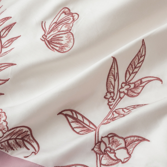 91家纺网 家纺一手货源 找家纺 （总）波比可可 2026新款50s长绒棉纯棉全棉居家轻奢四件套-款式三