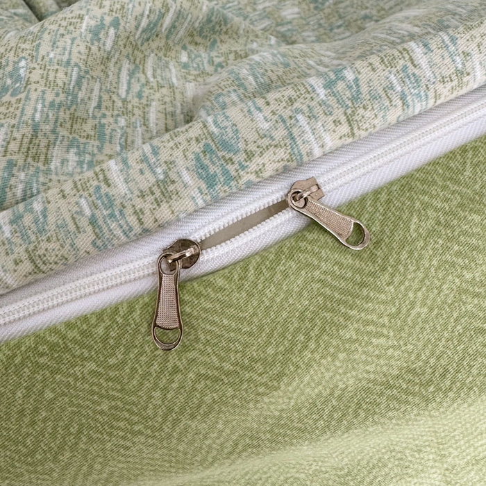 91家纺网 家纺一手货源 找家纺 凌鼎 2025新款喷气加厚磨毛四件套系列2山茶诗篇-绿