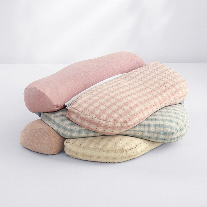 明星枕业 2026新款全荞麦壳枕头护颈椎全棉纯棉牵引组合枕成人家用枕芯反牵引护颈枕头枕芯 组合图仅供展示-不可下单