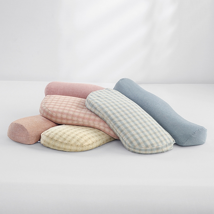 91家纺网 家纺一手货源 找家纺 明星枕业 2026新款全荞麦壳枕头护颈椎全棉纯棉牵引组合枕成人家用枕芯反牵引护颈枕头枕芯 组合图仅供展示-不可下单