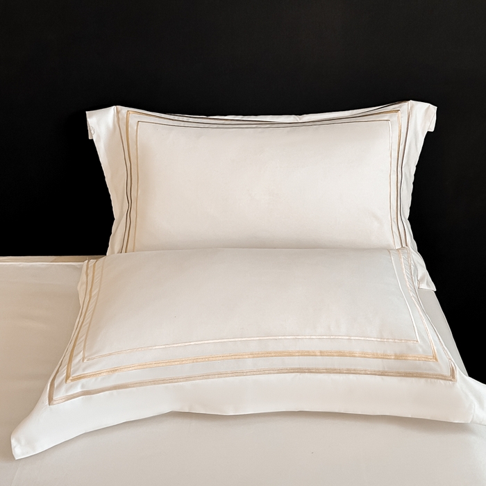 91家纺网 家纺一手货源 找家纺 苏源家居 2026新款酒店风磨毛大拼角绣花轻奢四件套-玄律 玄律-白色