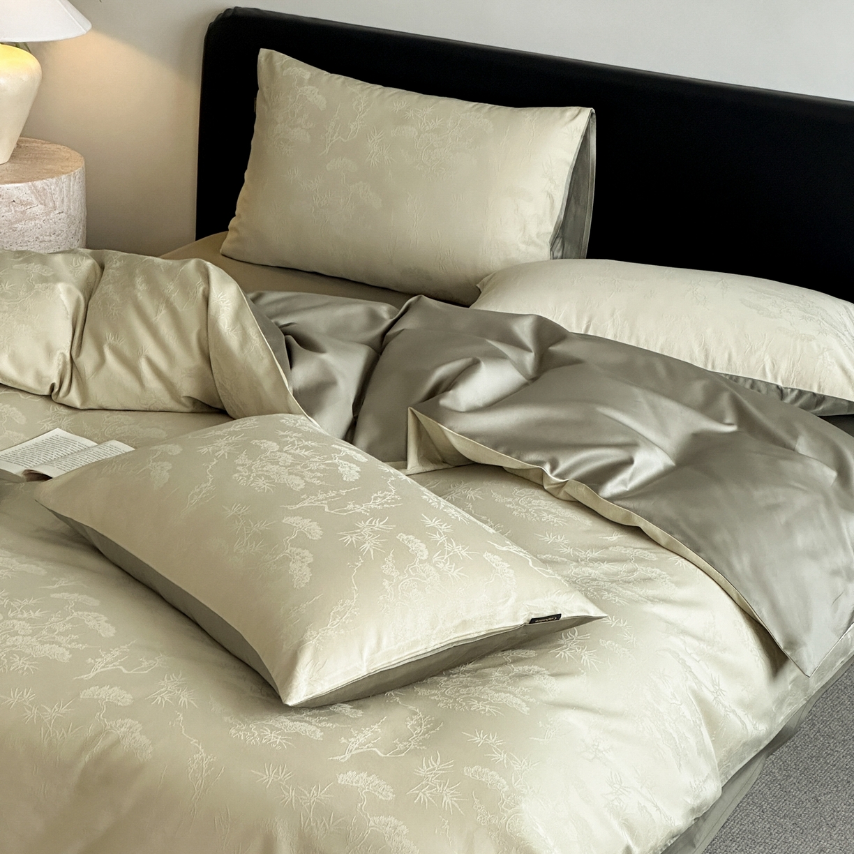 91家纺网 家纺一手货源 找家纺 （总）卡巴伦家纺 2026新款全棉纯棉厚织提花四件套