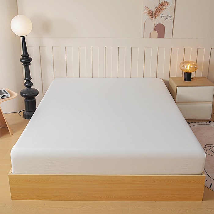 91家纺网 家纺一手货源 找家纺 （总）宇淳国际 2026新款加厚仿棉纯色单床笠