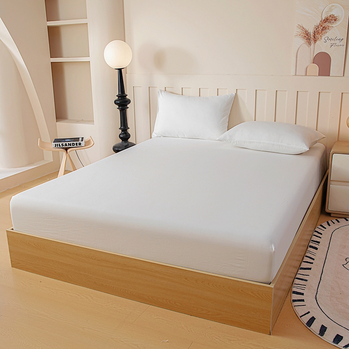 91家纺网 家纺一手货源 找家纺 （总）宇淳国际 2026新款加厚仿棉纯色单床笠