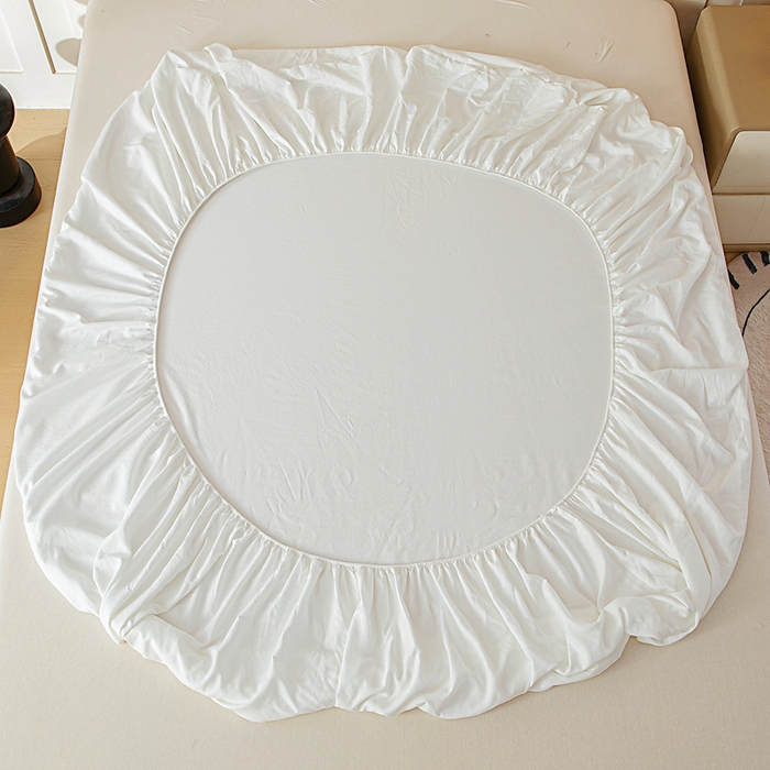 91家纺网 家纺一手货源 找家纺 （总）宇淳国际 2026新款加厚仿棉纯色单床笠