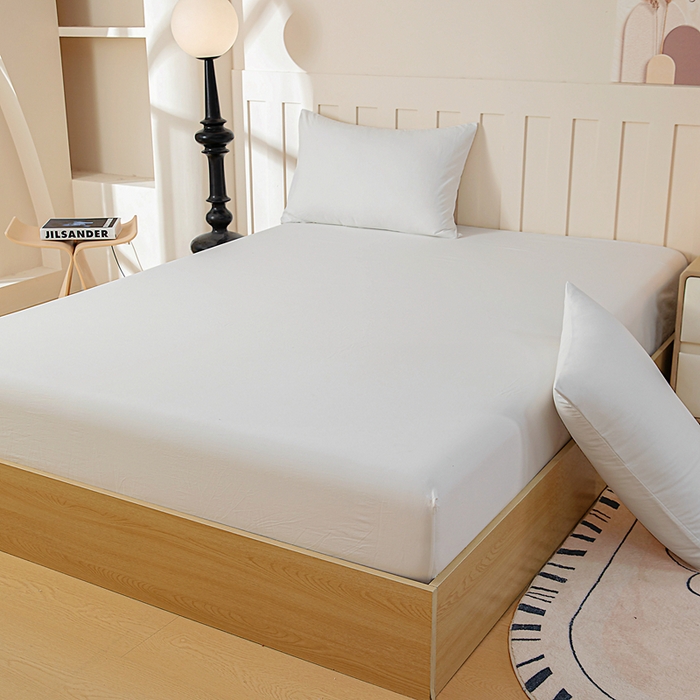 91家纺网 家纺一手货源 找家纺 （总）宇淳国际 2026新款加厚仿棉纯色单床笠