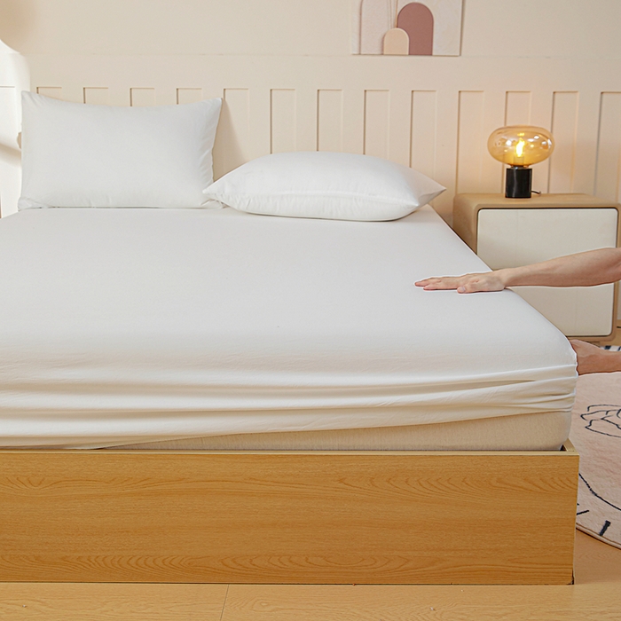 91家纺网 家纺一手货源 找家纺 （总）宇淳国际 2026新款加厚仿棉纯色单床笠,本白,粉紫,红灰,嫩绿,深湖绿,驼色