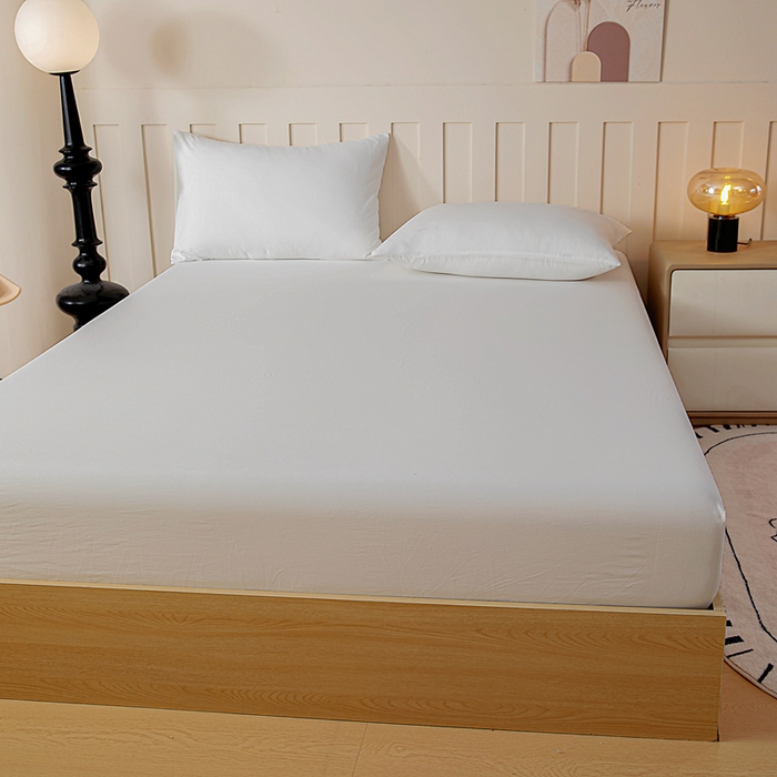 91家纺网 家纺一手货源 找家纺 （总）宇淳国际 2026新款加厚仿棉纯色单床笠