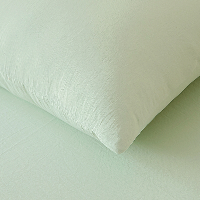 91家纺网 家纺一手货源 找家纺 宇淳国际 2026新款加厚仿棉纯色单床笠 嫩绿