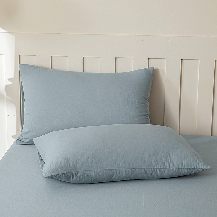 91家纺网 家纺一手货源 找家纺 宇淳国际 2026新款加厚仿棉纯色单床笠 深湖绿