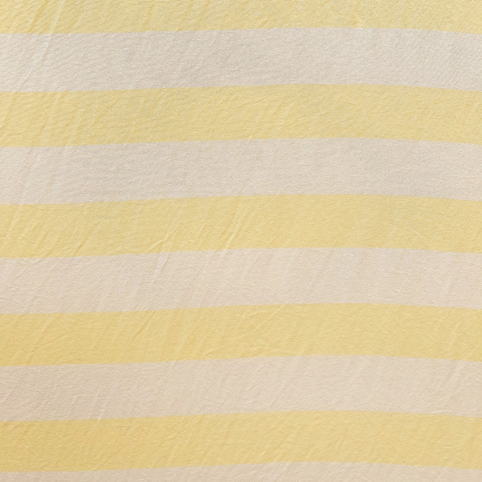 91家纺网 家纺一手货源 找家纺 爱彼家纺 2026春夏新款中条床单水洗棉亲肤柔软床单三件套-条纹系列一 鹅黄中条