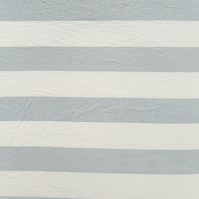 91家纺网 家纺一手货源 找家纺 爱彼家纺 2026春夏新款中条床单水洗棉亲肤柔软床单三件套-条纹系列一 蓝灰中条