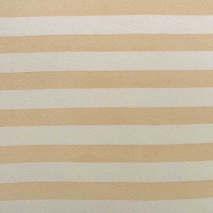 91家纺网 家纺一手货源 找家纺 爱彼家纺 2026春夏新款中条床单水洗棉亲肤柔软床单三件套-条纹系列一 浅驼中条