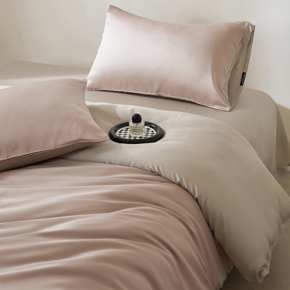 EH家居 2026新款天丝仲夏夜之梦系列四件套 仲夏-粉灰