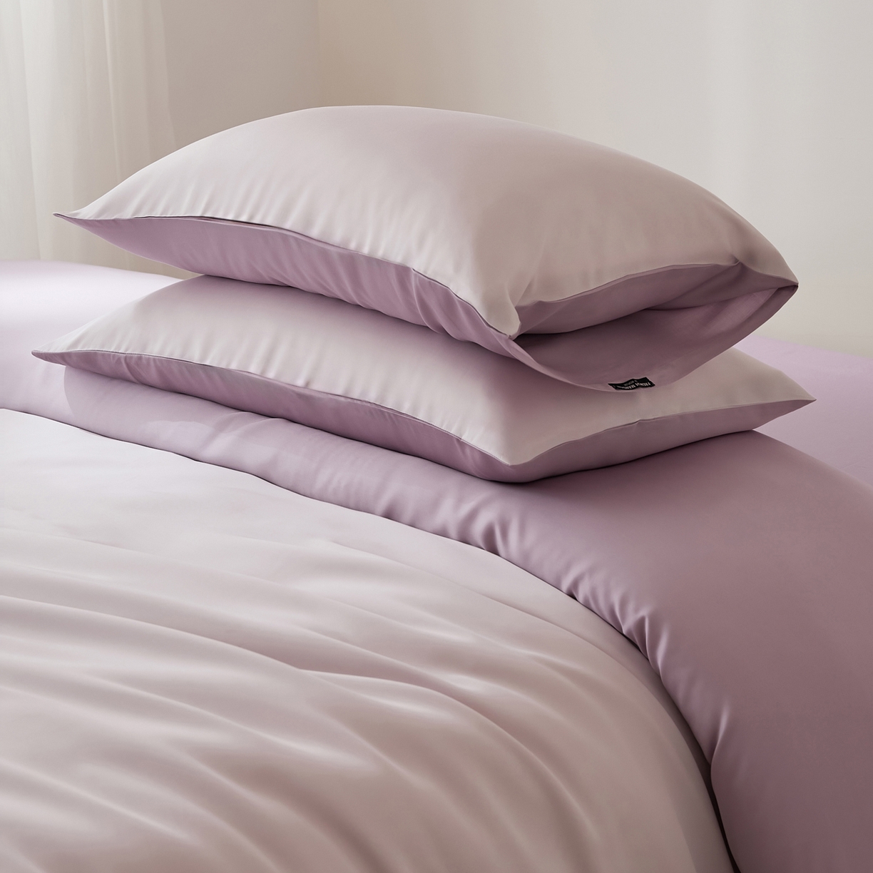 91家纺网 家纺一手货源 找家纺 EH家居 2026新款天丝仲夏夜之梦系列四件套 仲夏-浅樱粉紫