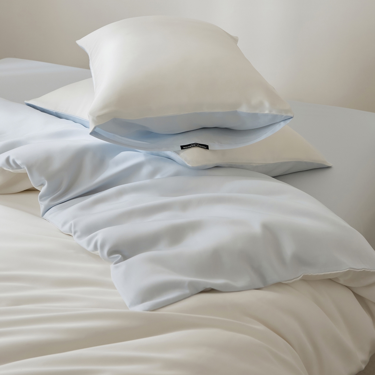 91家纺网 家纺一手货源 找家纺 EH家居 2026新款天丝仲夏夜之梦系列四件套 仲夏-浅云白