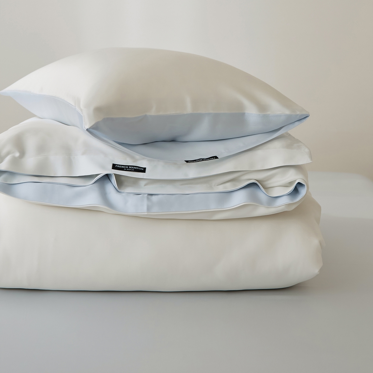 91家纺网 家纺一手货源 找家纺 EH家居 2026新款天丝仲夏夜之梦系列四件套 仲夏-浅云白