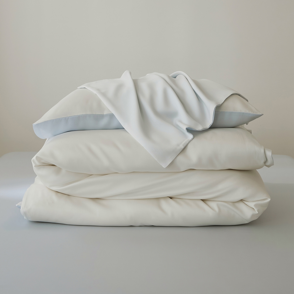 91家纺网 家纺一手货源 找家纺 EH家居 2026新款天丝仲夏夜之梦系列四件套 仲夏-浅云白