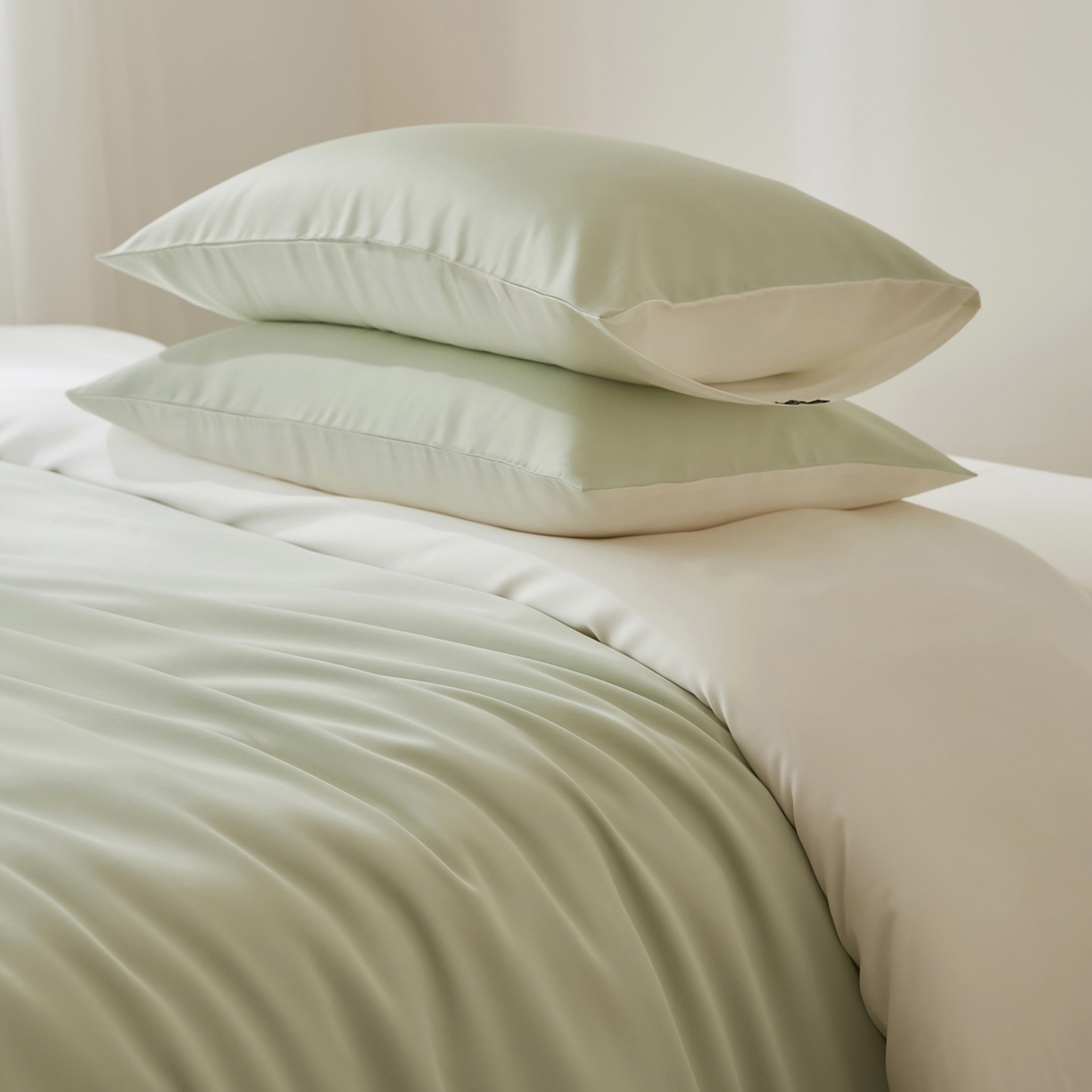 91家纺网 家纺一手货源 找家纺 EH家居 2026新款天丝仲夏夜之梦系列四件套 仲夏-星河青