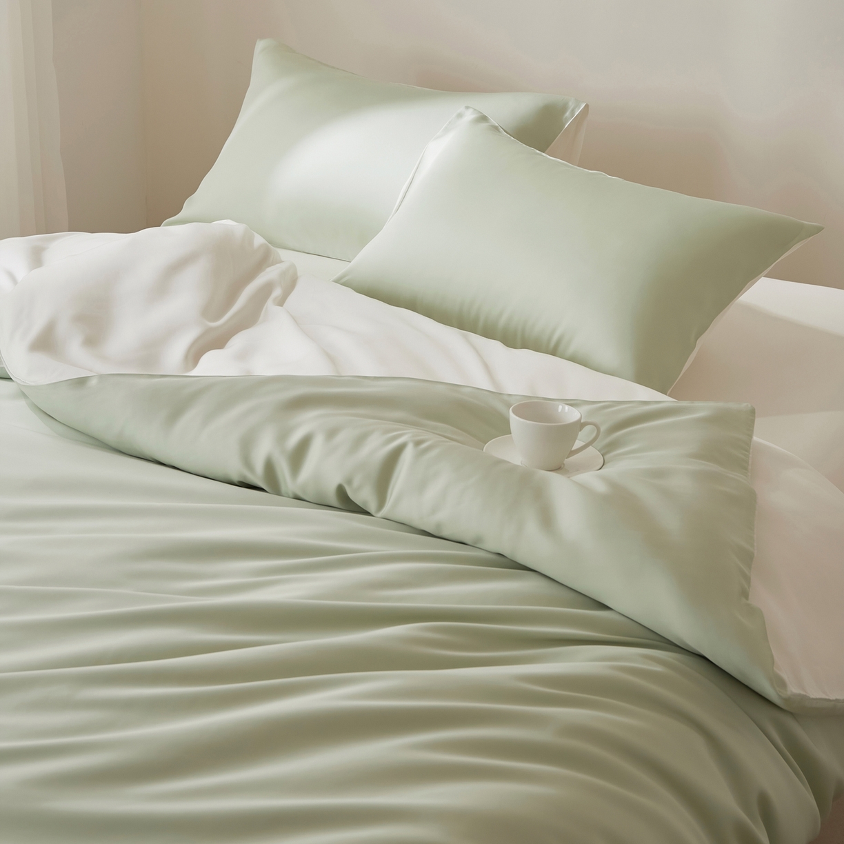 91家纺网 家纺一手货源 找家纺 EH家居 2026新款天丝仲夏夜之梦系列四件套 仲夏-星河青