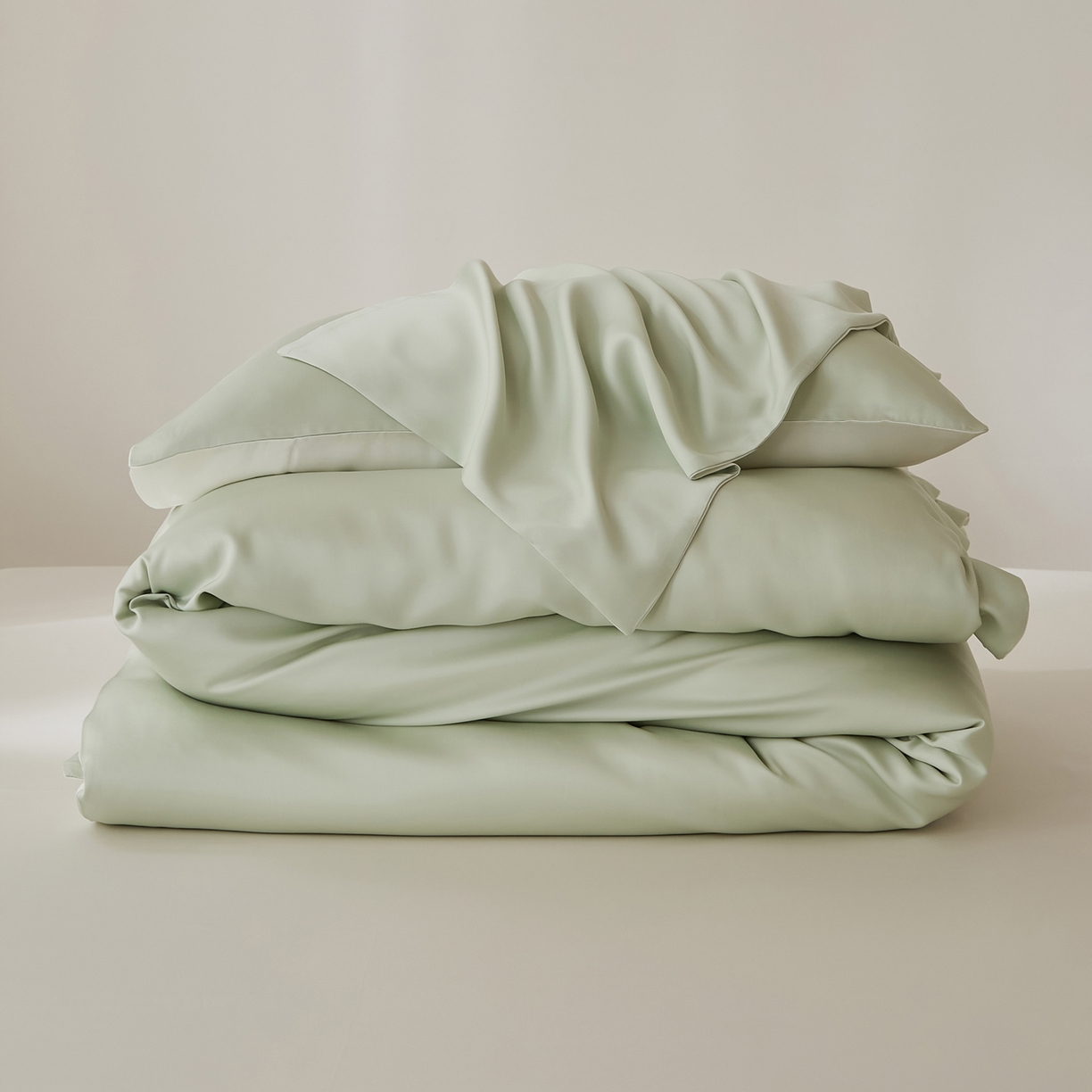 91家纺网 家纺一手货源 找家纺 EH家居 2026新款天丝仲夏夜之梦系列四件套 仲夏-星河青