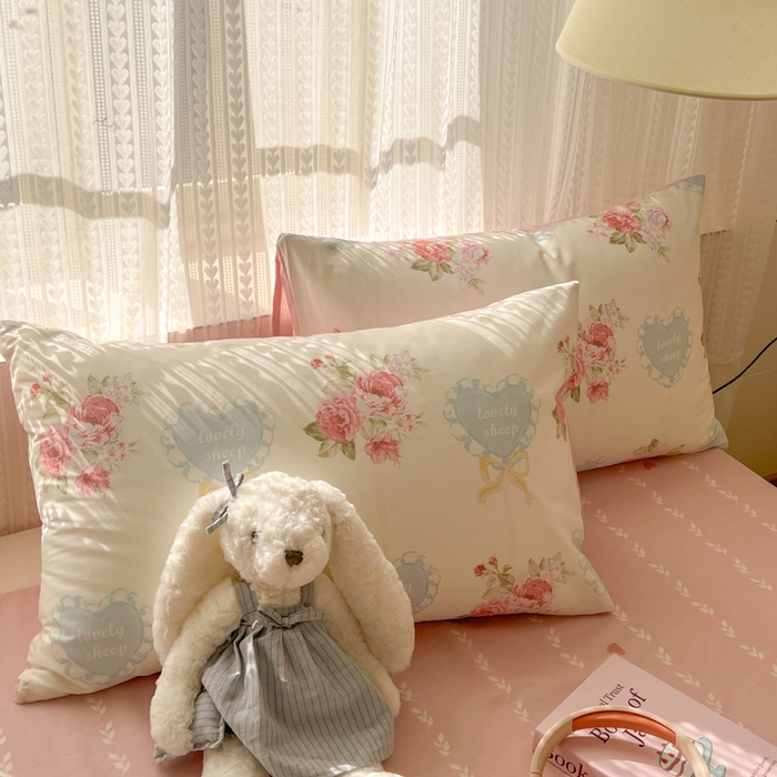 91家纺网 家纺一手货源 找家纺 （总）曼之夏 2026新款全棉印花花卉四件套