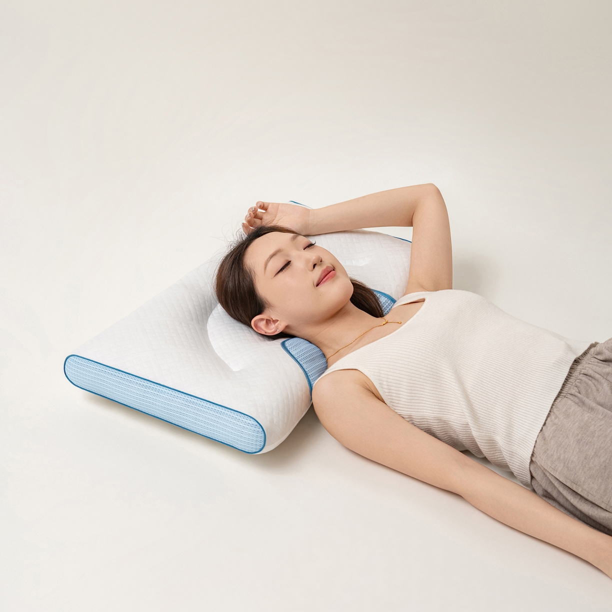 91家纺网 家纺一手货源 找家纺 （总）小米枕芯 2026新款决明子护颈枕助睡眠枕枕头枕芯