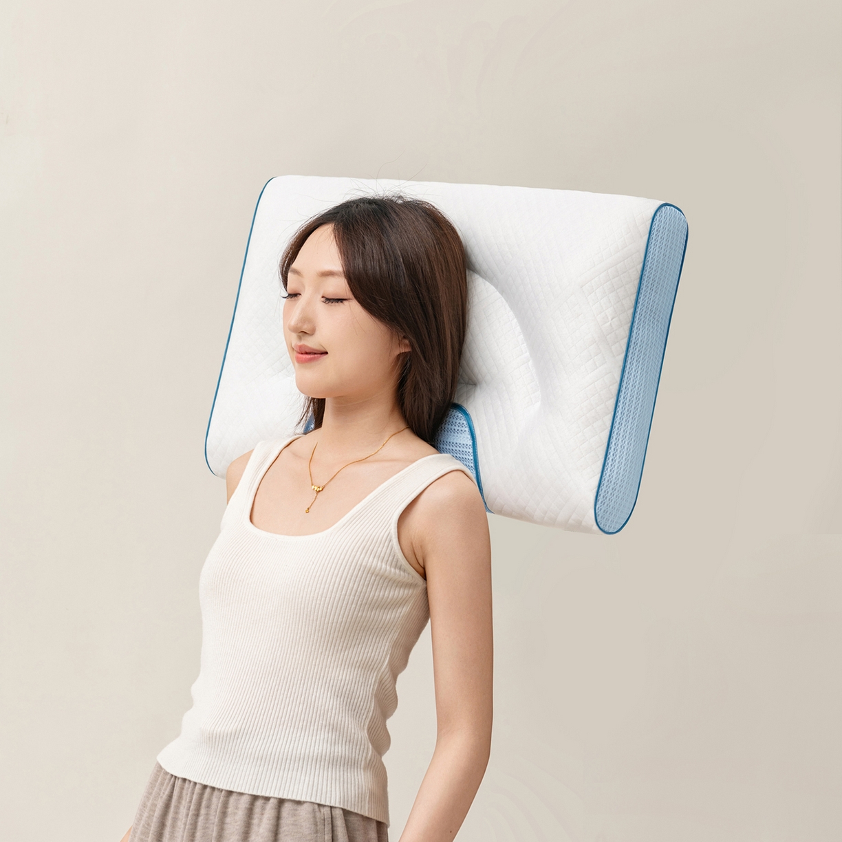 91家纺网 家纺一手货源 找家纺 （总）小米枕芯 2026新款决明子护颈枕助睡眠枕枕头枕芯