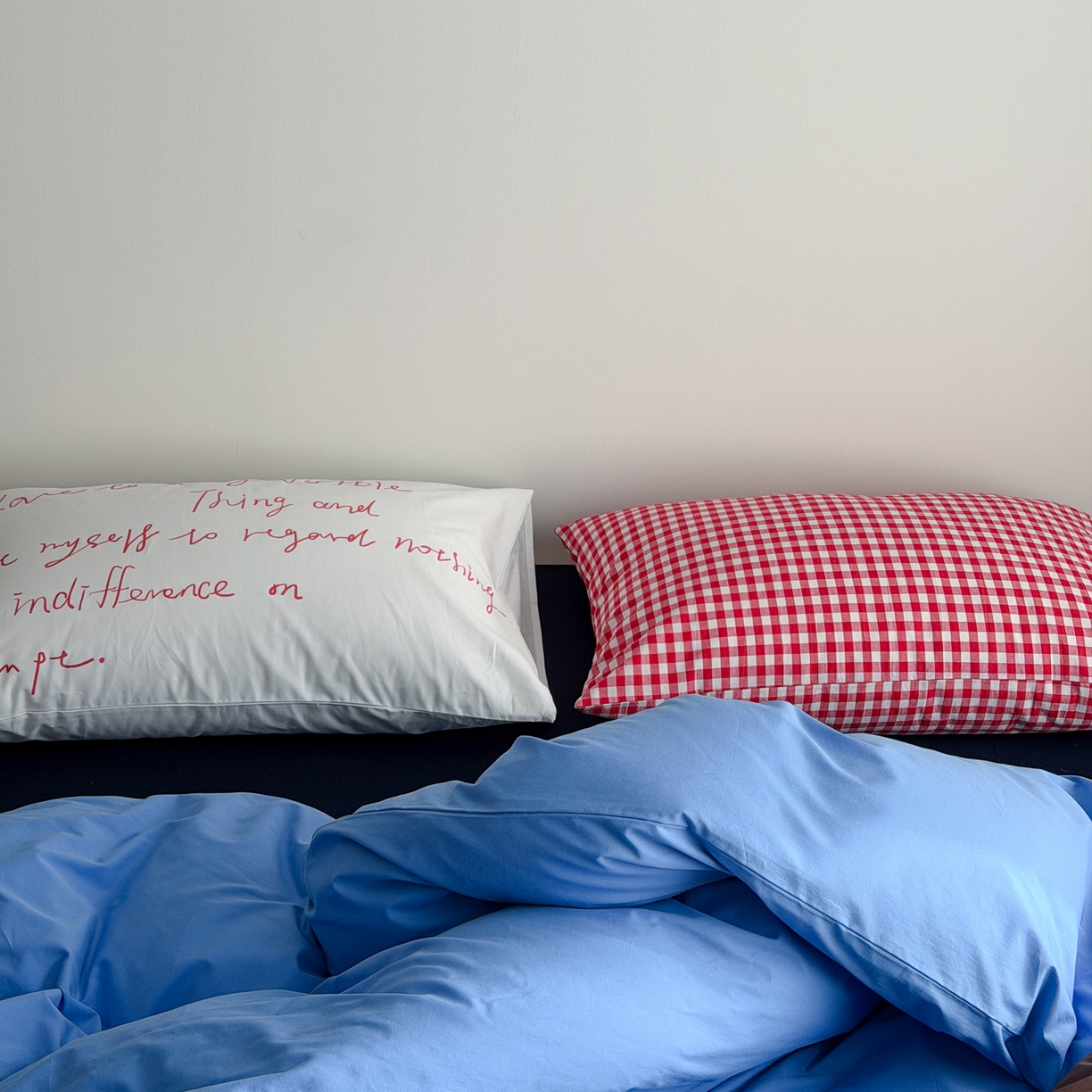 91家纺网 家纺一手货源 找家纺 （总）艾沁家纺 2026新款40s全棉水洗棉色织水洗棉撞色四件套